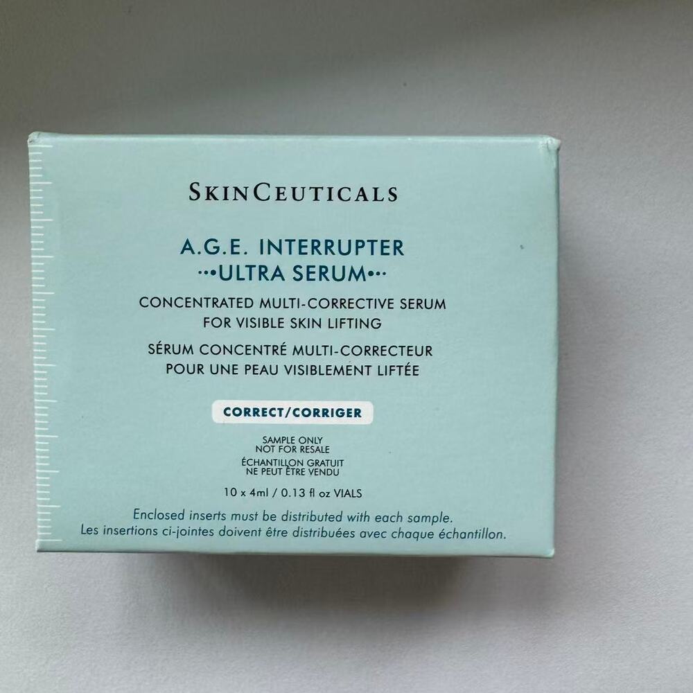 SkinCeuticals AGE A.G.E. Interrupter Ultra Serum Sample 4ml*10pcs=40ml Sealed